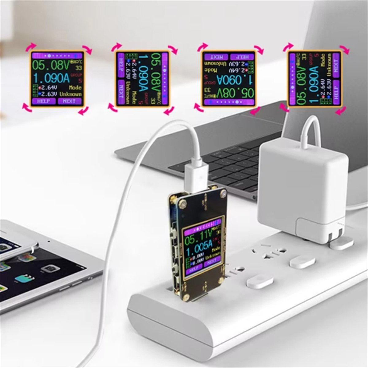 Logic Analyzer Usb - A99X – cyfrowy, kolorowy wyświetlacz LCD,