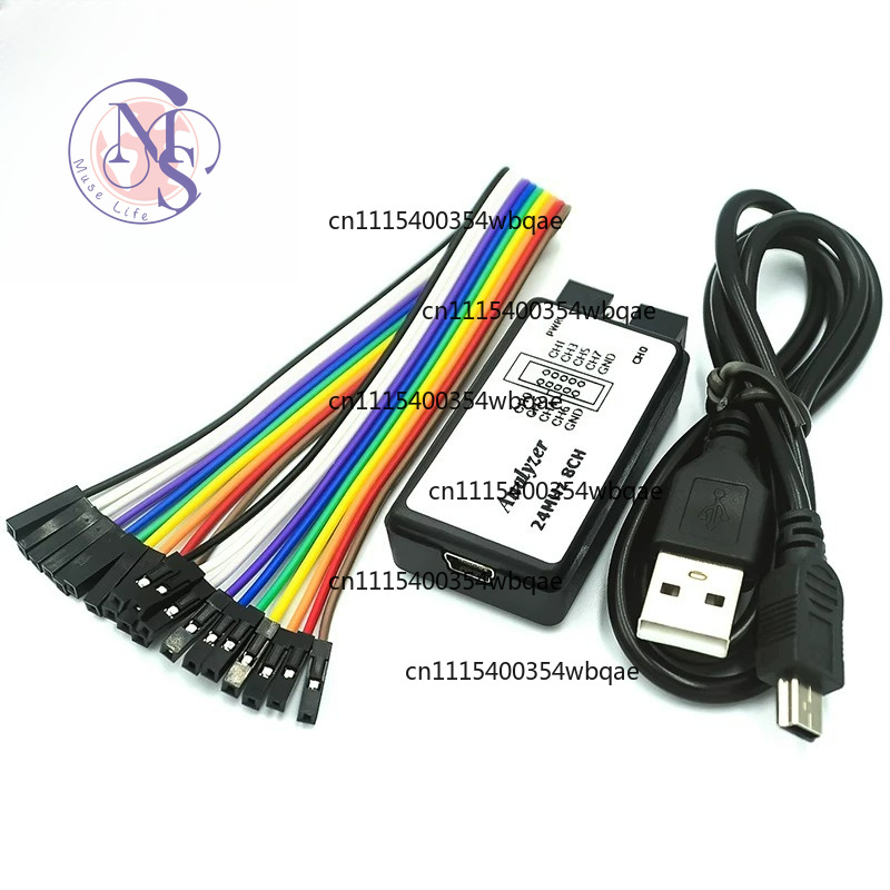 Logic Analyzer Usb - 8-kanałowy analizator logiczny USB, częstotliwość próbkowania