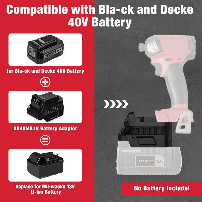 Adapter do akumulatorów BD40MI – Black+Decker Tool Cordless recenzja i cena