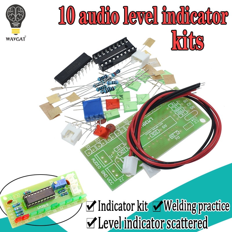 LM3915, zasilanie DC 9V-12V, z – Diy Audio Electronics Kit recenzja i cena